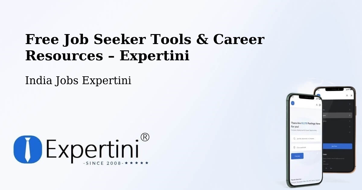 Free Job Seeker Tools & Career Resources – Korukollu - Korukollu, India Jobs Expertini